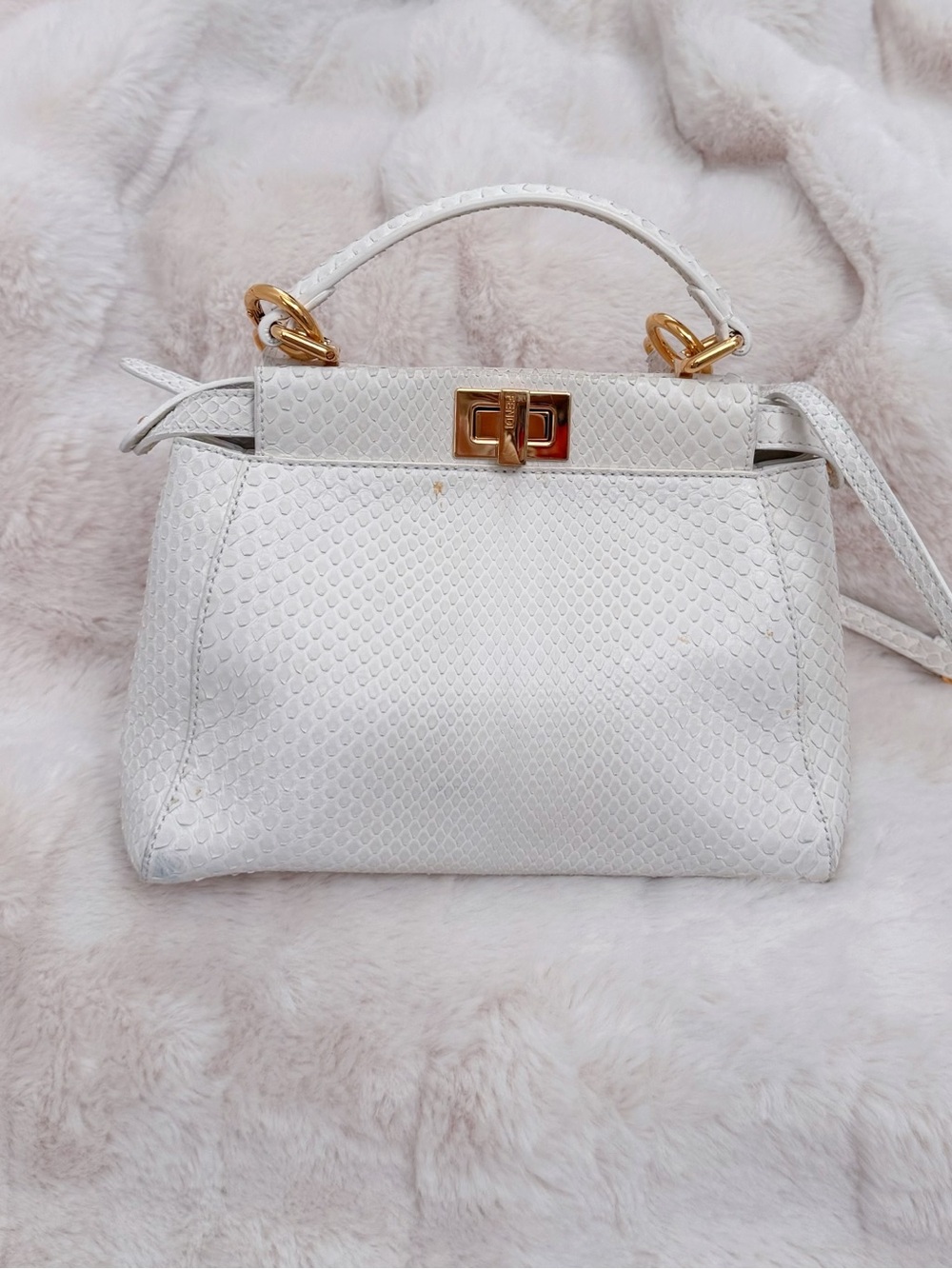 Fendi Python Mini Peekaboo - Picture 2 of 15